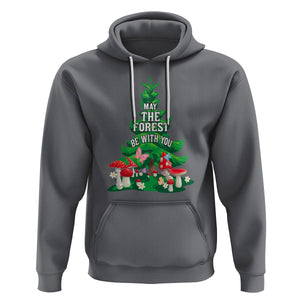 Nature Lover Hoodie May The Forest Be With You Cute Earth Day TS09 Charcoal Printyourwear