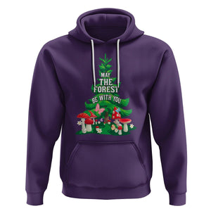 Nature Lover Hoodie May The Forest Be With You Cute Earth Day TS09 Purple Printyourwear