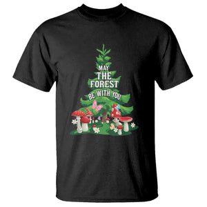 Nature Lover T Shirt May The Forest Be With You Cute Earth Day TS09 Black Printyourwear