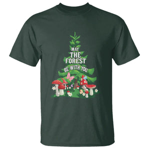 Nature Lover T Shirt May The Forest Be With You Cute Earth Day TS09 Dark Forest Green Printyourwear