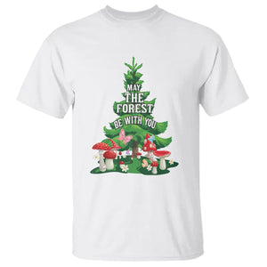 Nature Lover T Shirt May The Forest Be With You Cute Earth Day TS09 White Printyourwear