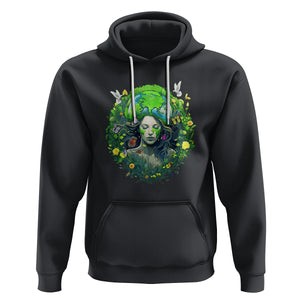 Earth Day Hoodie Mother Earth Gaia Goddess Of Nature TS09 Black Printyourwear