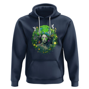 Earth Day Hoodie Mother Earth Gaia Goddess Of Nature TS09 Navy Printyourwear