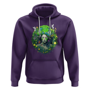 Earth Day Hoodie Mother Earth Gaia Goddess Of Nature TS09 Purple Printyourwear