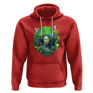 Earth Day Hoodie Mother Earth Gaia Goddess Of Nature TS09 Red Printyourwear