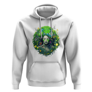 Earth Day Hoodie Mother Earth Gaia Goddess Of Nature TS09 White Printyourwear
