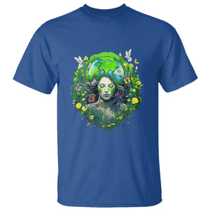 Earth Day T Shirt Mother Earth Gaia Goddess Of Nature TS09 Royal Blue Printyourwear