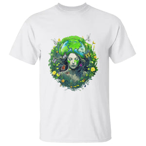 Earth Day T Shirt Mother Earth Gaia Goddess Of Nature TS09 White Printyourwear