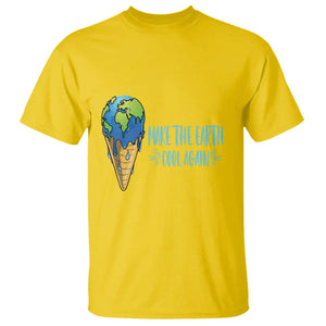 Earth Day T Shirt Make The Earth Cool Again Funny Melting Ice Cream TS09 Daisy Printyourwear