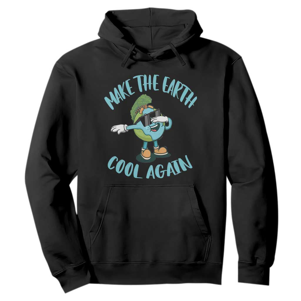 Earth Day Hoodie Make The Earth Cool Again Dabbing Kids Boys TS09 Black Printyourwear