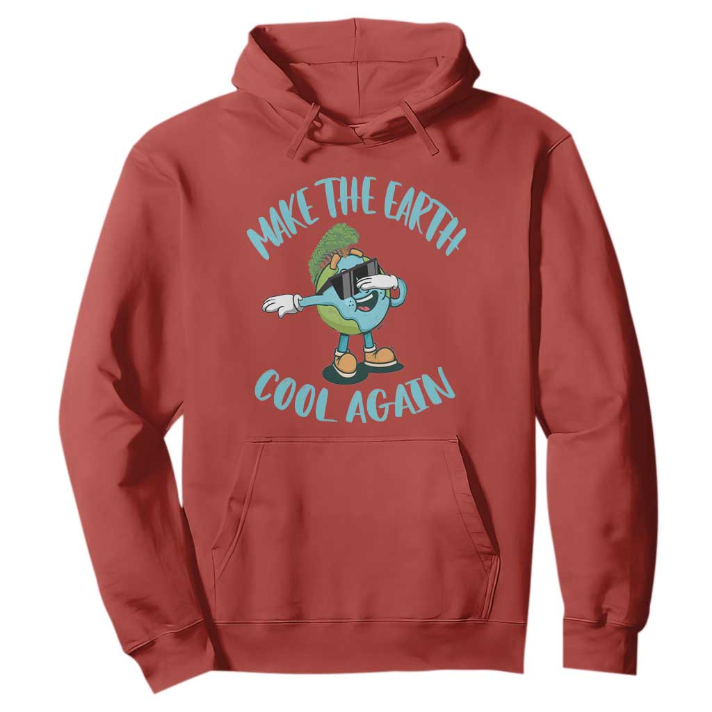 Earth Day Hoodie Make The Earth Cool Again Dabbing Kids Boys TS09 Red Printyourwear