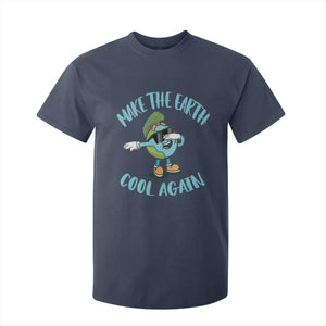 Earth Day T Shirt For Kid Make The Earth Cool Again Dabbing Kids Boys TS09 Navy Printyourwear