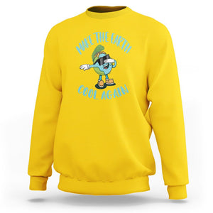 Earth Day Sweatshirt Make The Earth Cool Again Dabbing Kids Boys TS09 Daisy Printyourwear