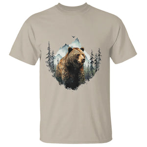 Nature Lover T Shirt Bear Wildlife Outdoor Mountains Forest Earth Day TS09 Sand Printyourwear