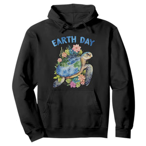 Earth Day Hoodie Sea Turtle Save Our Ocean TS09 Black Printyourwear