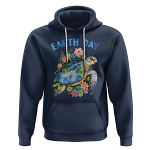 Earth Day Hoodie Sea Turtle Save Our Ocean TS09 Navy Printyourwear