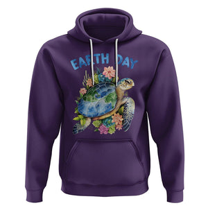 Earth Day Hoodie Sea Turtle Save Our Ocean TS09 Purple Printyourwear