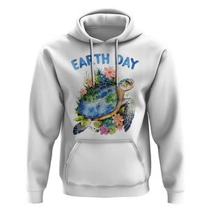 Earth Day Hoodie Sea Turtle Save Our Ocean TS09 White Printyourwear