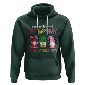 Happy Valentines St Patrick Easter Day Gnomies Hoodie TS09 Dark Forest Green Printyourwear