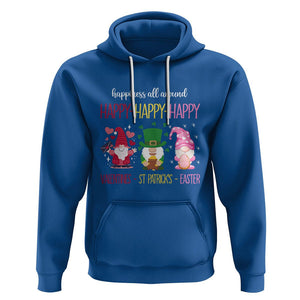 Happy Valentines St Patrick Easter Day Gnomies Hoodie TS09 Royal Blue Printyourwear