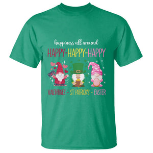 Happy Valentines St Patrick Easter Day Gnomies T Shirt TS09 Irish Green Printyourwear