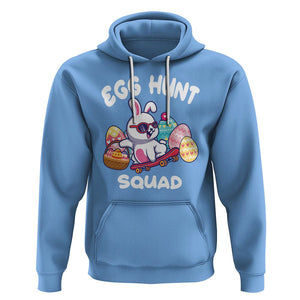 Easter Day Hoodie Egg Hunt Squad Cool Bunny Funny Hunting Season TS09 Carolina Blue Printyourwear