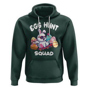 Easter Day Hoodie Egg Hunt Squad Cool Bunny Funny Hunting Season TS09 Dark Forest Green Printyourwear