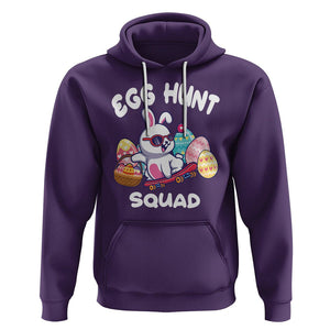 Easter Day Hoodie Egg Hunt Squad Cool Bunny Funny Hunting Season TS09 Purple Printyourwear