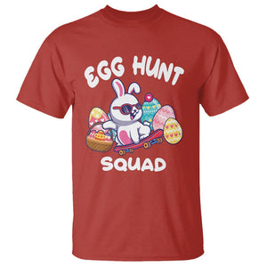 Easter Day T Shirt Egg Hunt Squad Cool Bunny Funny Hunting Season TS09 Red Printyourwear