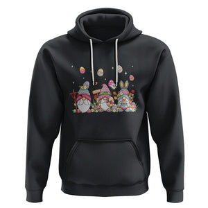 Easter Day Cute Gnomies Egg Hunting Hoodie TS09 Black Printyourwear