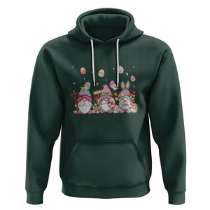 Easter Day Cute Gnomies Egg Hunting Hoodie TS09 Dark Forest Green Printyourwear