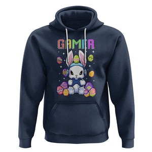 Easter Day Hoodie Bunny Gamer Playing Video Game TS09 Navy Printyourwear