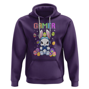 Easter Day Hoodie Bunny Gamer Playing Video Game TS09 Purple Printyourwear