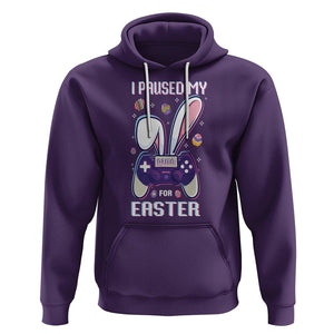 I Paused My Game For Easter Day Funny Gamer Hoodie TS09 Purple Printyourwear