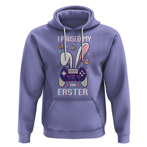 I Paused My Game For Easter Day Funny Gamer Hoodie TS09 Violet Printyourwear