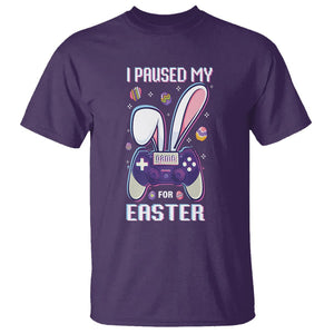 I Paused My Game For Easter Day Funny Gamer T Shirt TS09 Purple Printyourwear