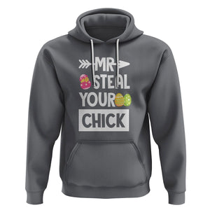 Easter Day Hoodie Mr. Steal Your Chick Funny Egg Baby Chicken TS09 Charcoal Printyourwear