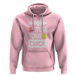 Easter Day Hoodie Mr. Steal Your Chick Funny Egg Baby Chicken TS09 Light Pink Printyourwear