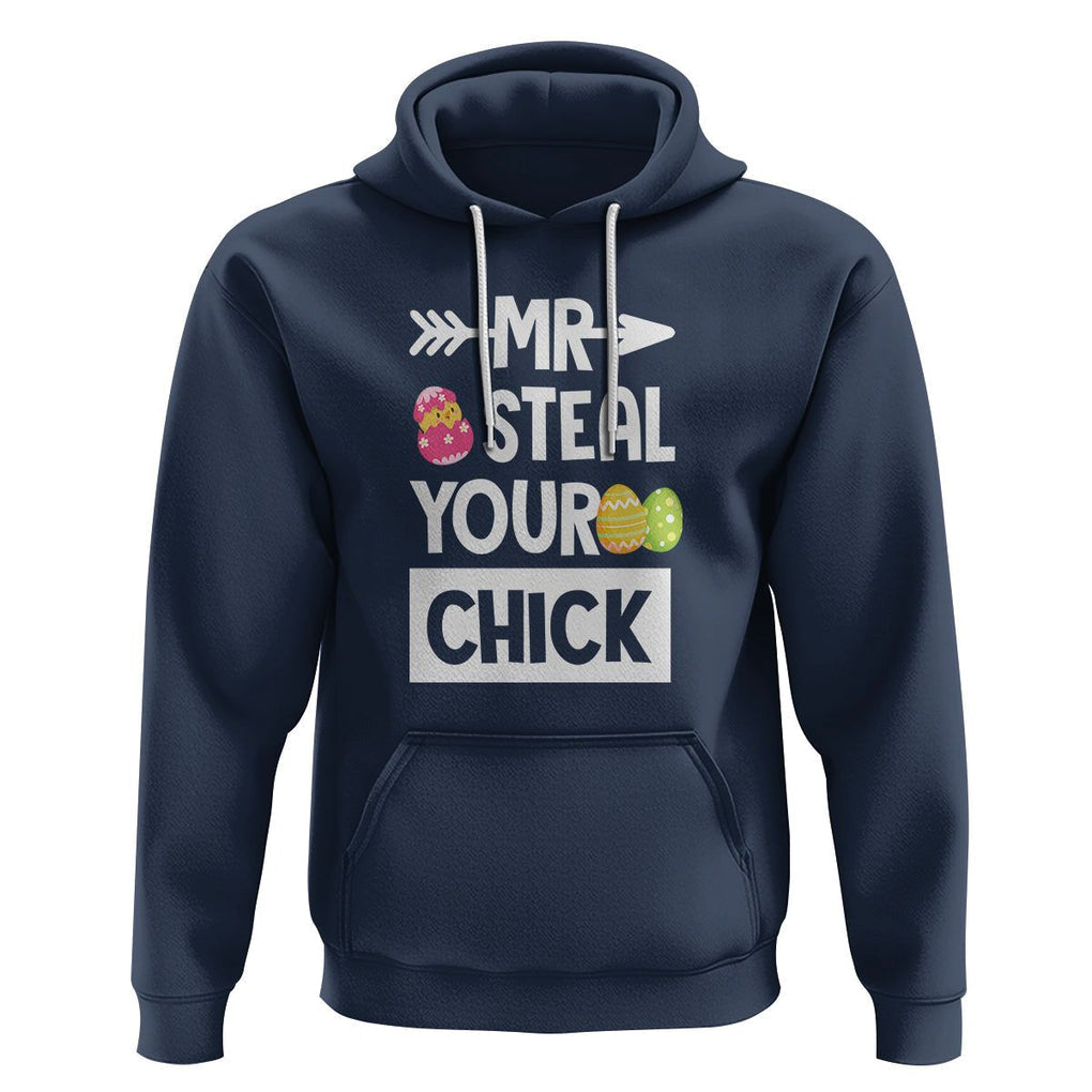 Easter Day Hoodie Mr. Steal Your Chick Funny Egg Baby Chicken TS09 Navy Printyourwear