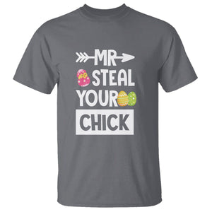 Easter Day T Shirt Mr. Steal Your Chick Funny Egg Baby Chicken TS09 Charcoal Printyourwear