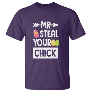 Easter Day T Shirt Mr. Steal Your Chick Funny Egg Baby Chicken TS09 Purple Printyourwear