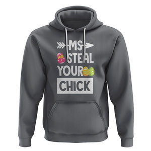 Easter Day Hoodie Ms. Steal Your Chick Funny Egg Baby Chicken TS09 Charcoal Printyourwear