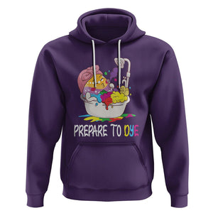 Funny Easter Day Hoodie Prepare To Dye Sunday Egg Hunting TS09 Purple Printyourwear