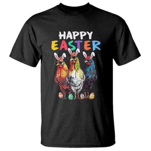 Easter Day T Shirt Funny Chicken Bunny Costume Farmer Farm Animal TS09 Black Printyourwear