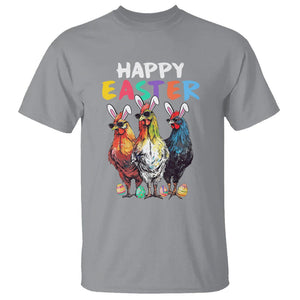 Easter Day T Shirt Funny Chicken Bunny Costume Farmer Farm Animal TS09 Sport Gray Printyourwear