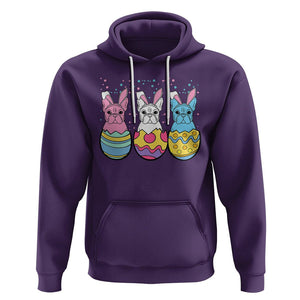 Easter Day Hoodie Cute Bunny French Bulldogs Frenchie Dog Lover TS09 Purple Printyourwear