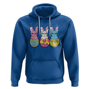 Easter Day Hoodie Cute Bunny French Bulldogs Frenchie Dog Lover TS09 Royal Blue Printyourwear