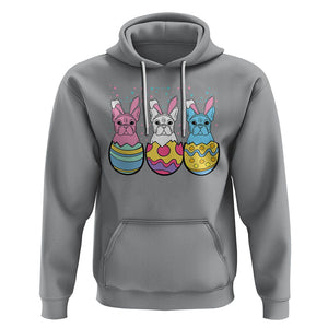 Easter Day Hoodie Cute Bunny French Bulldogs Frenchie Dog Lover TS09 Sport Gray Printyourwear