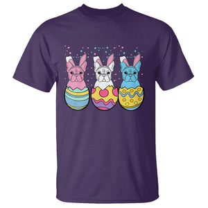 Easter Day T Shirt Cute Bunny French Bulldogs Frenchie Dog Lover TS09 Purple Printyourwear