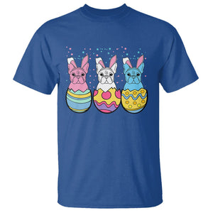 Easter Day T Shirt Cute Bunny French Bulldogs Frenchie Dog Lover TS09 Royal Blue Printyourwear